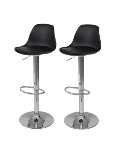 2 Pz Sgabello da Bar ROY Moderno Girevole 360 Seduta... 2