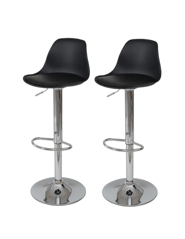 2 Pz Sgabello da Bar ROY Moderno Girevole 360...