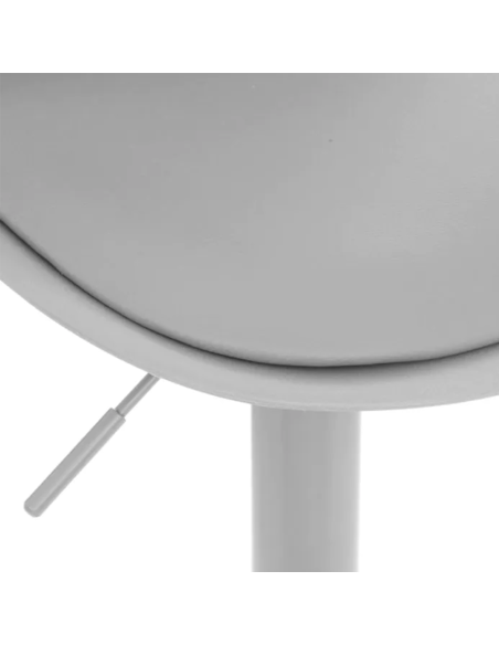 2 Pz Sgabello da Bar ROY Moderno Girevole 360 Seduta Regolabile con Poggiapiedi