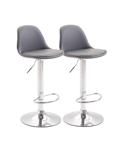 2 Pz Sgabello da Bar ROY Moderno Girevole 360...