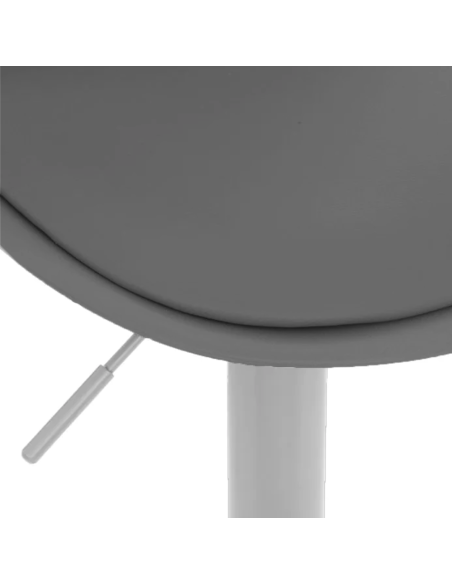 2 Pz Sgabello da Bar ROY Moderno Girevole 360 Seduta Regolabile con Poggiapiedi