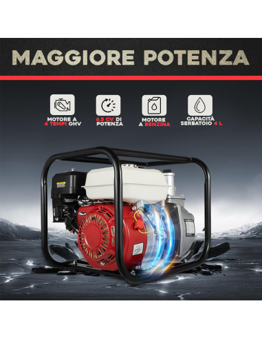 Motopompa a scoppio WP30X a benzina 3"...