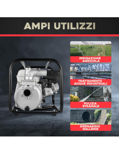 Motopompa a scoppio WP30X a benzina 3"...