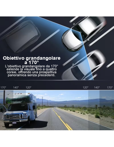 Dash Cam Auto 4K Telecamera per Auto ADAS...