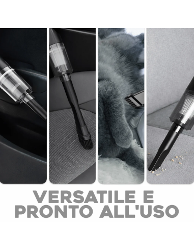 2pz Aspirapolvere portatile 111723 con luce led...