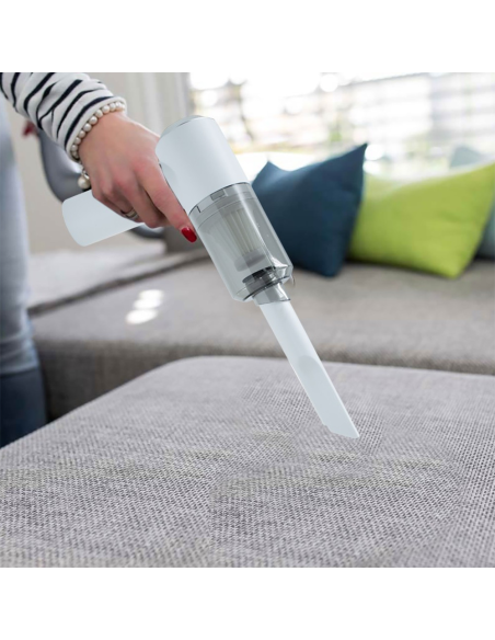 2pz Aspirapolvere portatile 111723 con luce led a batterie per auto casa