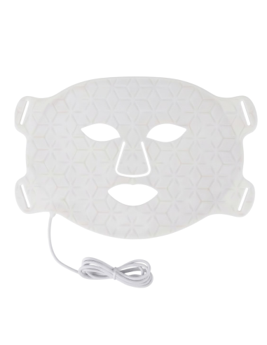 Maschera 7 LED Viso Fototerapia con Timer...