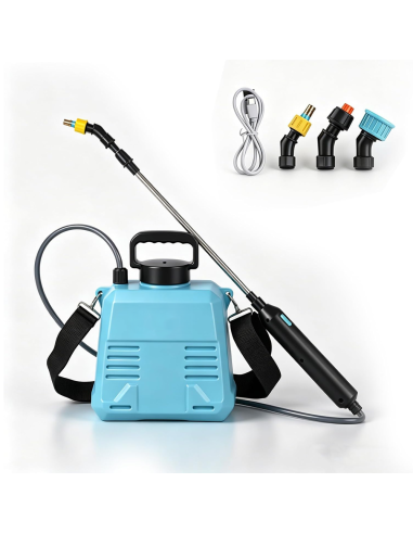 Spruzzatore Elettrico a Zaino 5L 1800mAh con 3...