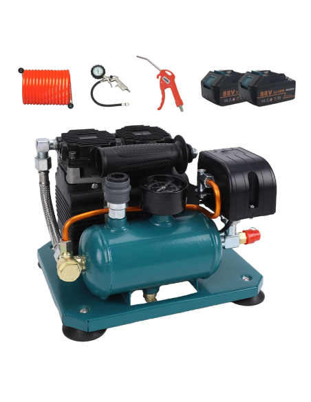 Compressore Aria Portatile 1,5L Brushless 18V Cordless Alta Pressione