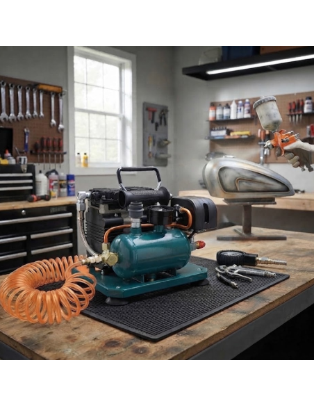 Compressore Aria Portatile 1,5L Brushless 18V Cordless Alta Pressione