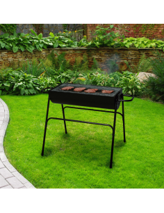 Barbecue a Carbonella Portatile da Esterno con Griglia... 2
