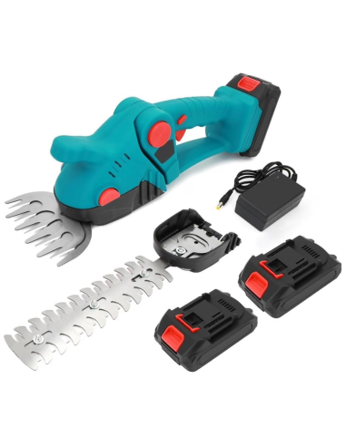 Forbice Cesoia Tagliasiepi a Batteria 2 in 1...