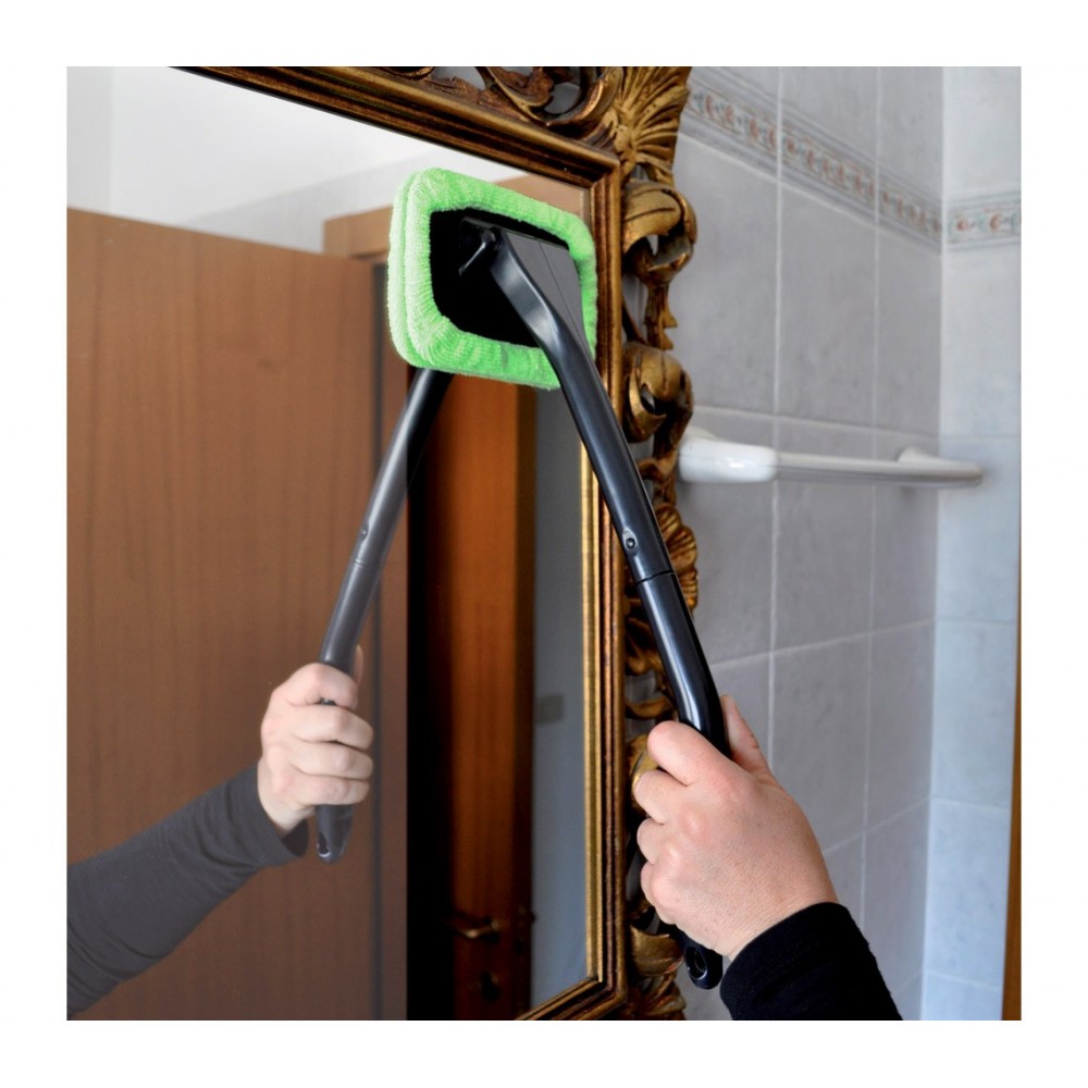 2267 Asciugatutto con braccio telescopico snodabile e panno in microfibra