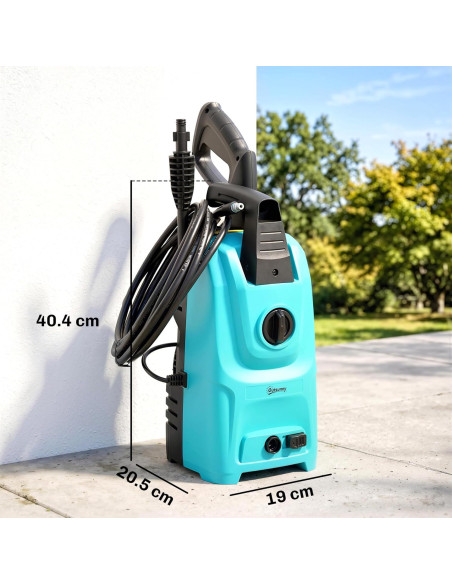 Idropulitrice Alta Pressione 1500W 120 Bar 390L con Tubo 6m