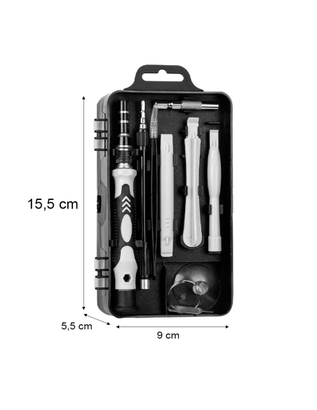 Kit Cacciaviti di Precisione Magnetici con Custodia