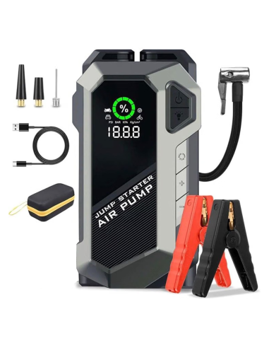 Avviatore Emergenza Auto 6000A Compressore 150...