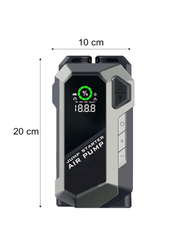 Avviatore Emergenza Auto 6000A Compressore 150...