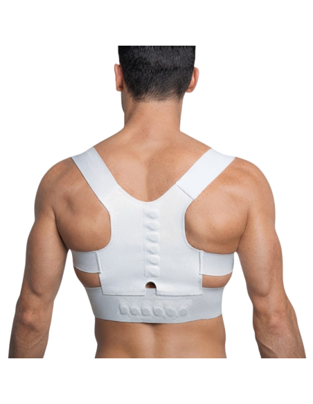 Supporto tutore a fascia con 12 magneti unisex correzione postura schiena spalle