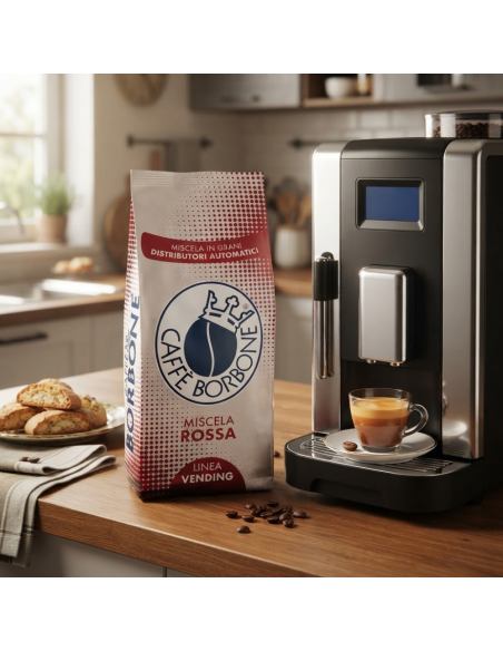 Caffè Borbone Miscela Rossa Vending 1 kg Caffè Torrefatto in Grani