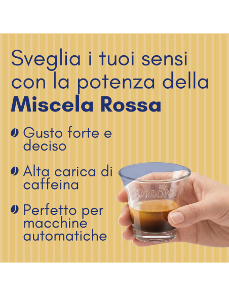 Caffè Borbone Miscela Rossa Vending 1 kg Caffè Torrefatto in Grani
