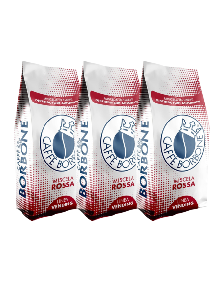 Caffè Borbone Miscela Rossa Vending 3 kg Caffè Torreftto in Grani