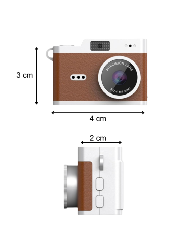 Mini Fotocamera Indossabile Portatile 1080P...