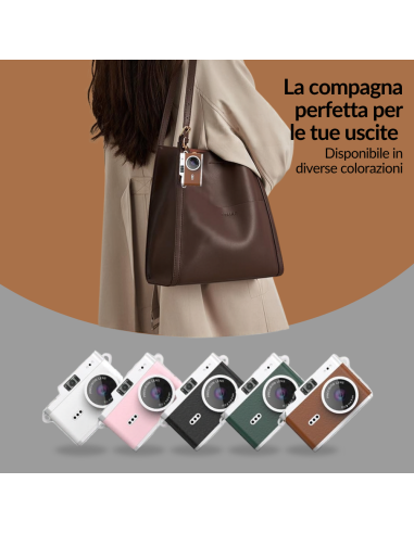 Mini Fotocamera Indossabile Portatile 1080P...