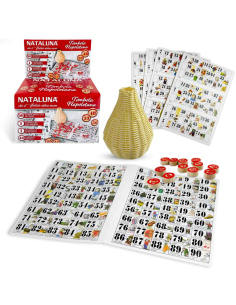 Tombola Napoletana 48 Cartelle con Pallottoliere e Numeri...