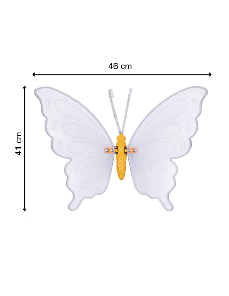 Lampada Farfalla LED Ali in Movimento 46x41 cm Decorazione Luminosa Esterno