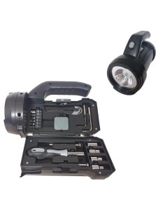 Torcia LED Emergenza con Kit Attrezzi Integrato Valigetta...