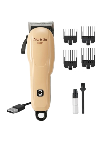 Tagliacapelli Professionale Noristin NS-301 con 4 Pettini Guida LED