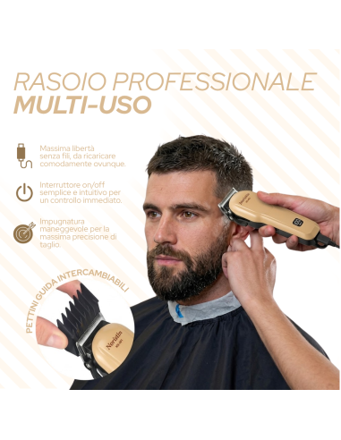 Tagliacapelli Professionale Noristin NS-301 con...