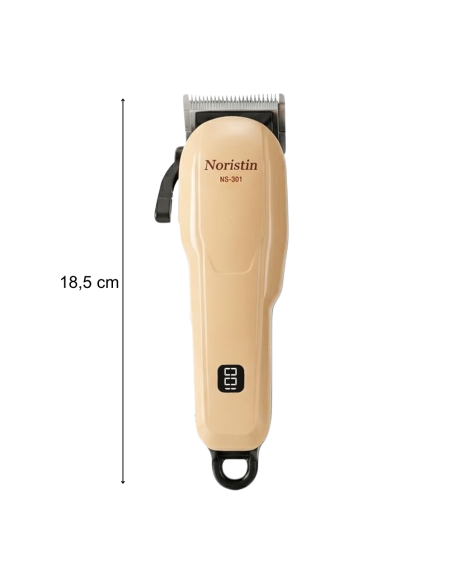 Tagliacapelli Professionale Noristin NS-301 con 4 Pettini Guida LED