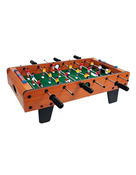 Calcio Balilla da Tavolo Compatto 70x37 cm Biliardino Salvaspazio con Aste