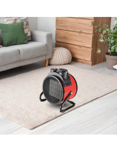 Riscaldatore Elettrico 2500 W con Ventilatore Industriale 2