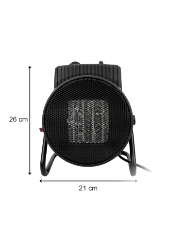 Riscaldatore Elettrico 2500 W con Ventilatore...