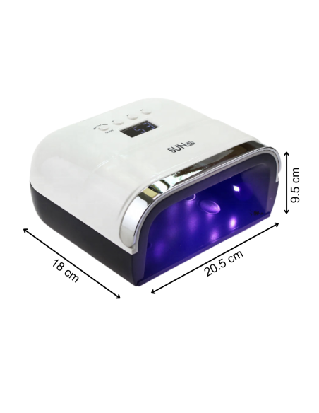 Lampada Unghie SUN3X UV LED 48W con Display LCD e Base Rimovibile