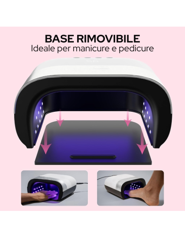 Lampada Unghie SUN3X UV LED 48W con Display LCD...
