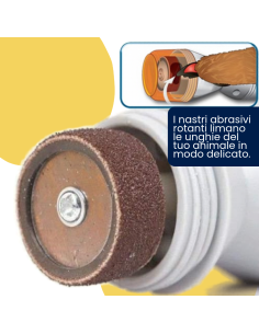 Trimmer lima unghie cani e gatti elettrico per cani gatti... 2