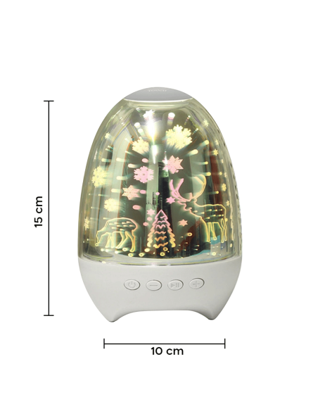 Lampada Touch Portatile con Speaker Altoparlante per Musica ed Effetti Luminosi