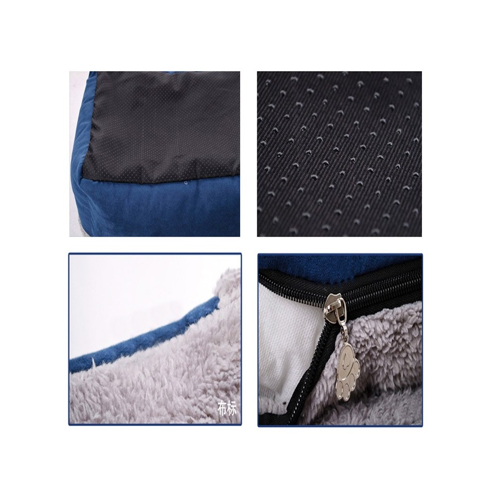 Poltroncina allungabile cani doppia funzione cuccia morbida 112*55*18