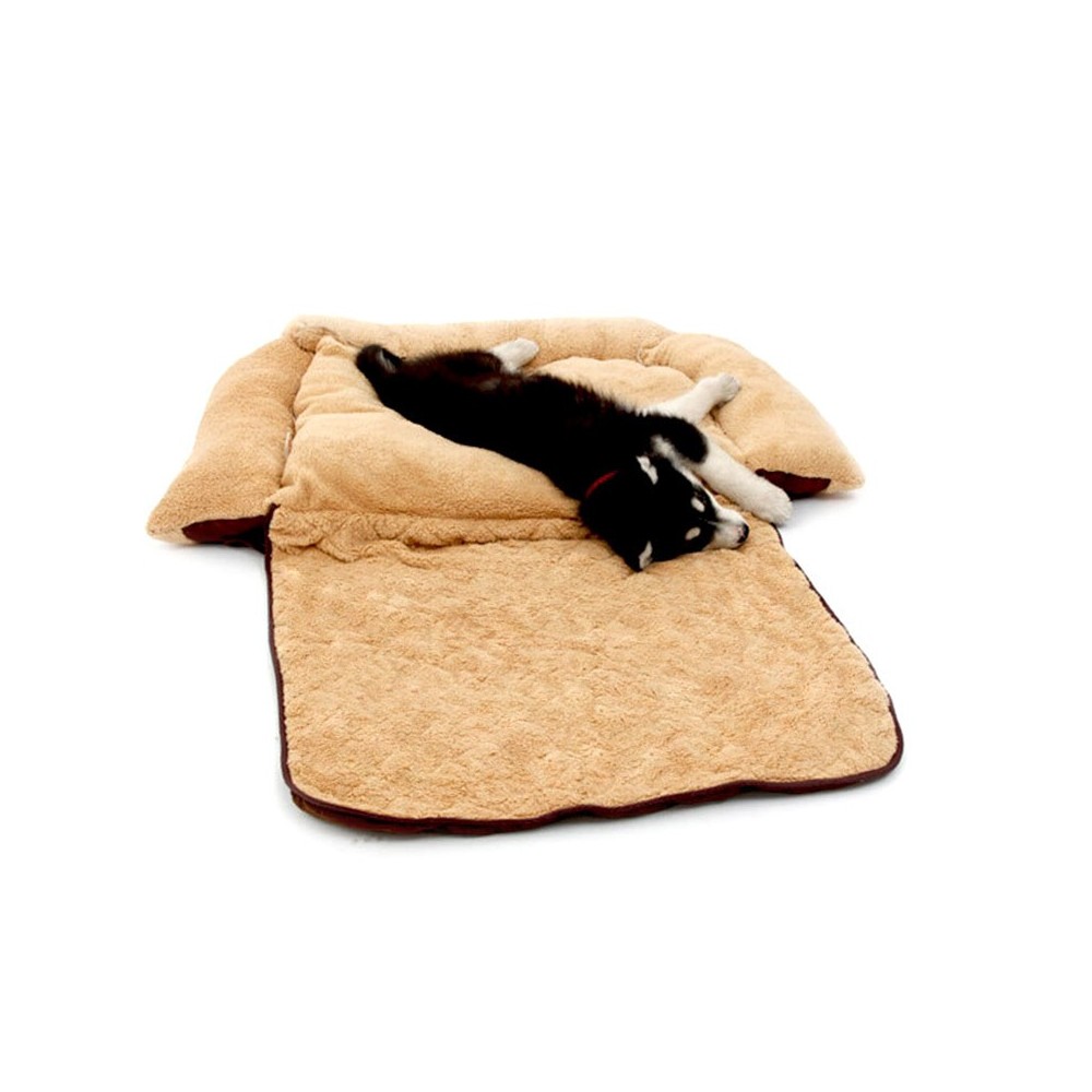 Poltroncina allungabile cani doppia funzione cuccia morbida 112*55*18