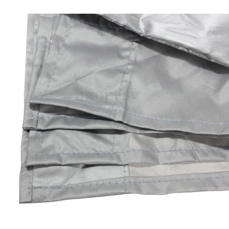 2269 Telo copriparabrezza grigio con laccetti per il fissaggio anti neve o sole