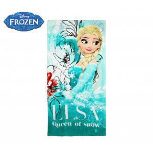 WD16937 Telo mare principessa Elsa Frozen 140 x 70 cm 100% cotone