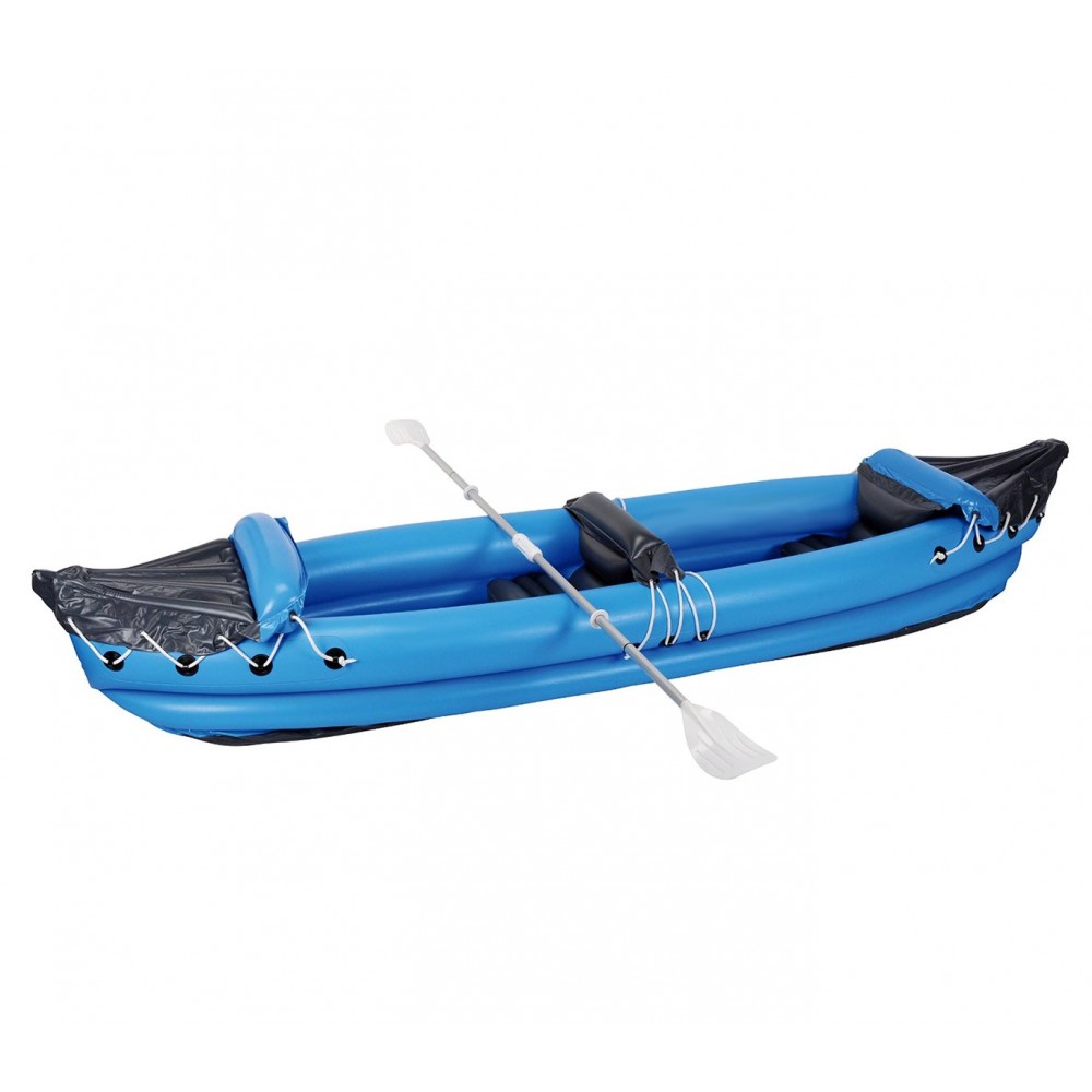 Canoa kayak gonfiabile mare lago fiume 2 posti 320 x 70