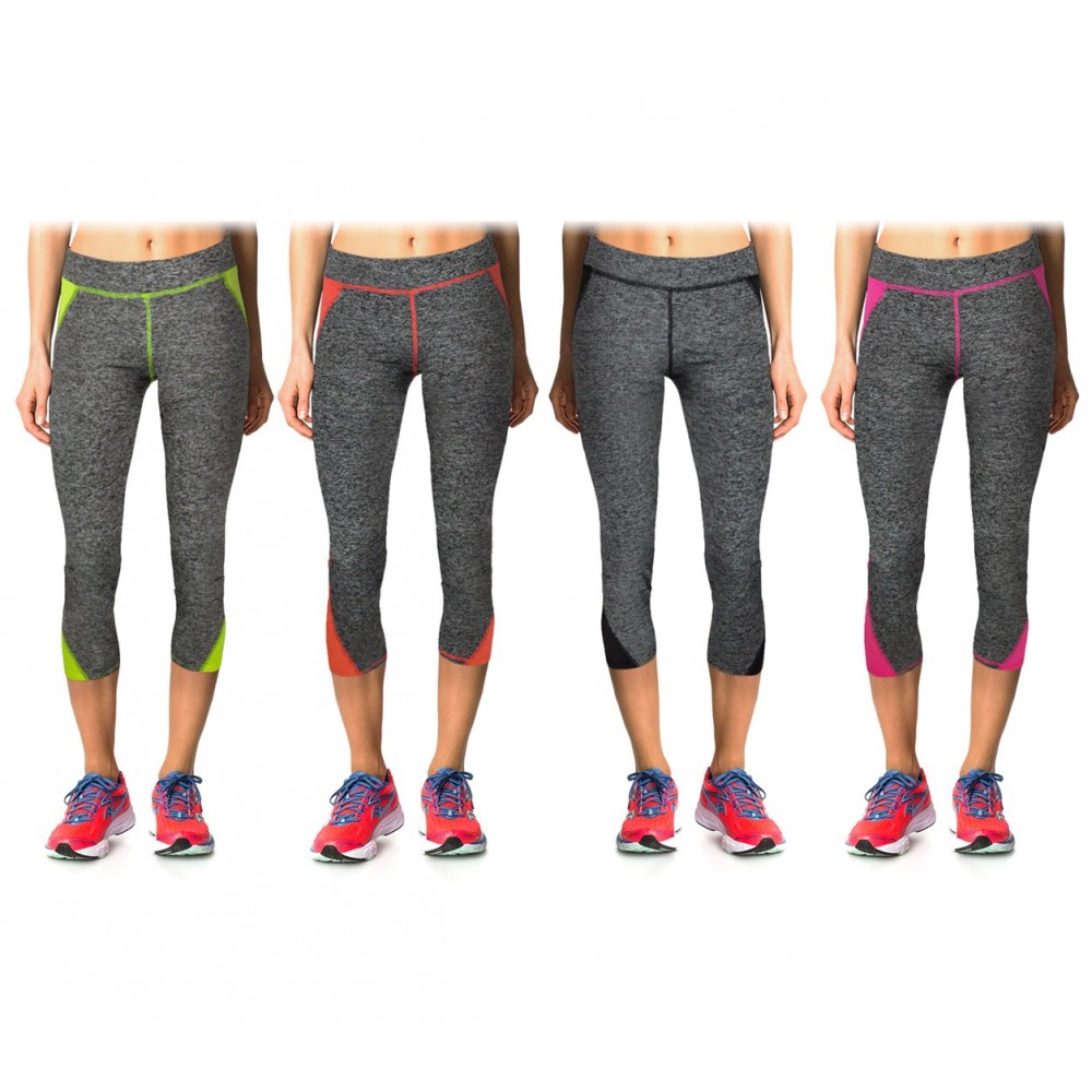 IMIVIO Leggings Donna con Tasca per Telefono, Leggings da Palestra a Vita Alta con Tasche per Allenamento Sportivo da Corsa, Pantaloni da Yoga Non Trasparenti per Donna, L, Begonia Rosa