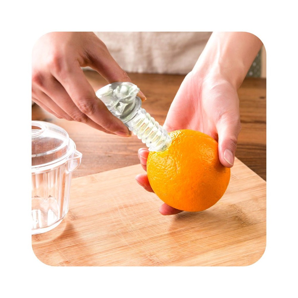 Spremi agrumi di design squeezer bird direttamente dal frutto con applicatore