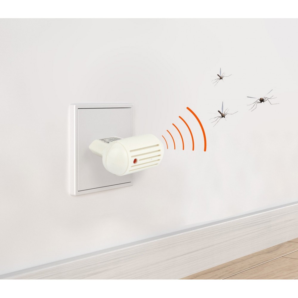 32842 Repellente ad ultrasuoni a corrente EXTERM per zanzare per 25 mq