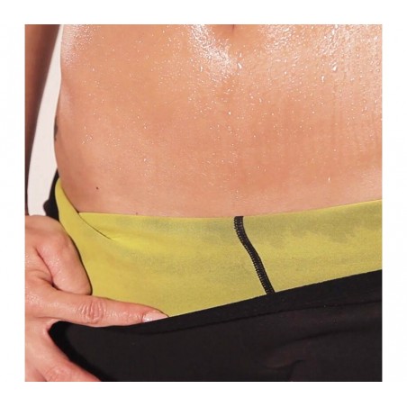 Fascia elastica in neoprene BLU per addominali unisex con velcro ventre piatto