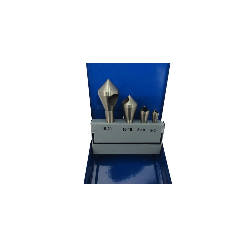 Set frese punte coniche svuotafori astuccio...